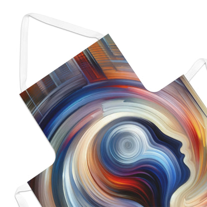 Harmonious Mindset Abstract Adult Apron (AOP) - ATUH.ART