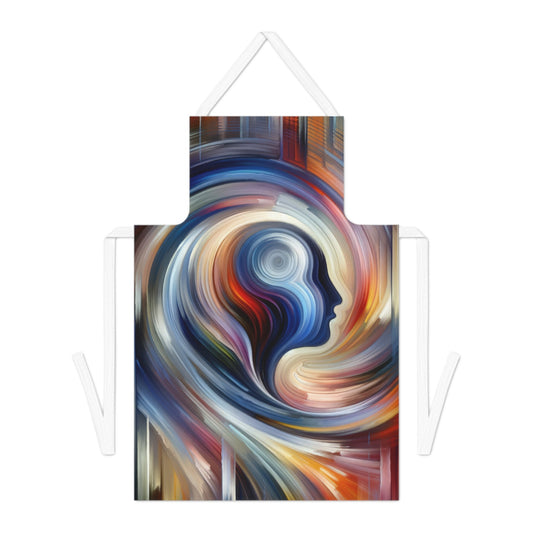 Harmonious Mindset Abstract Adult Apron (AOP) - ATUH.ART