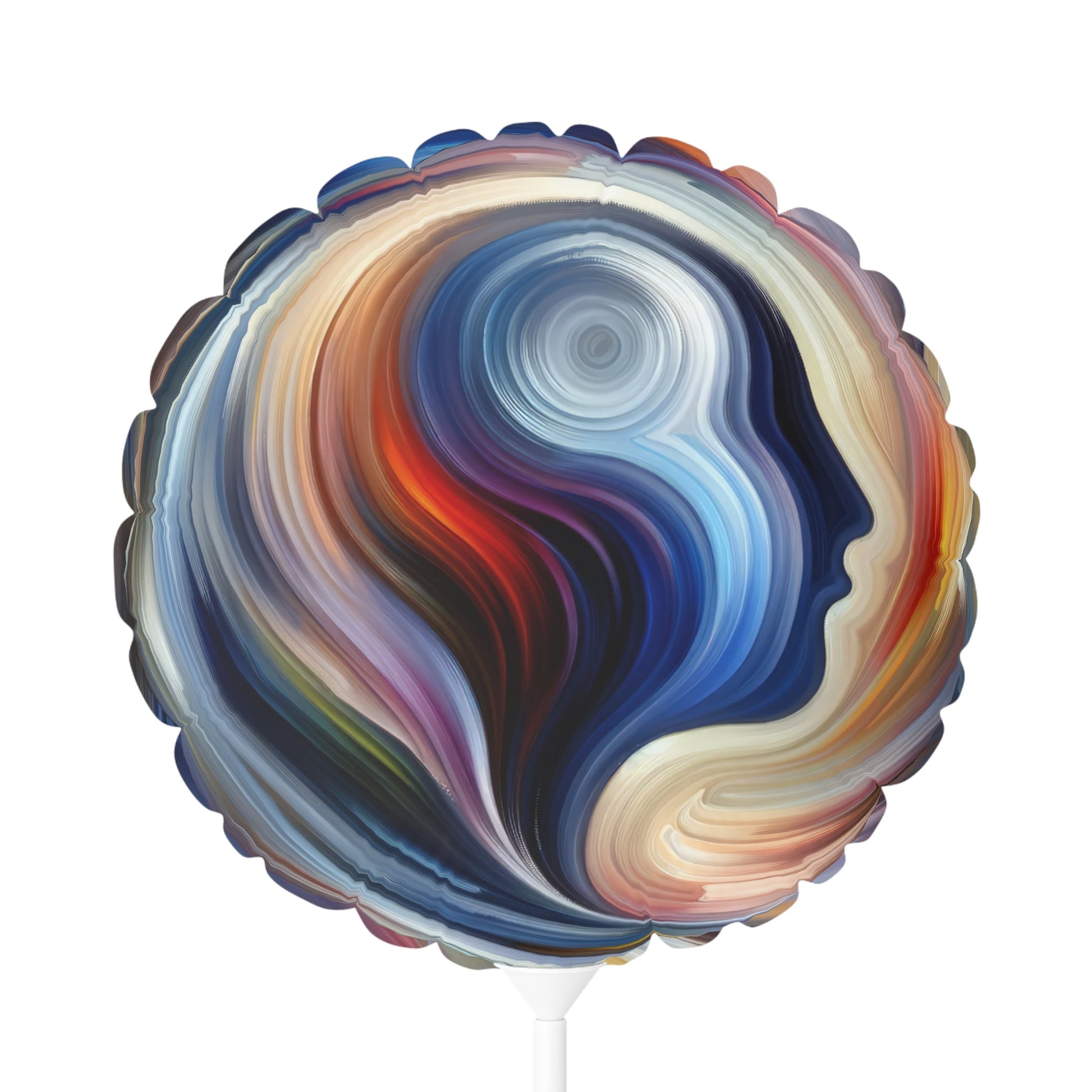Harmonious Mindset Abstract Balloon (Round and Heart-shaped), 11" - ATUH.ART
