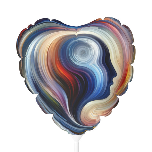 Harmonious Mindset Abstract Balloon (Round and Heart-shaped), 11" - ATUH.ART