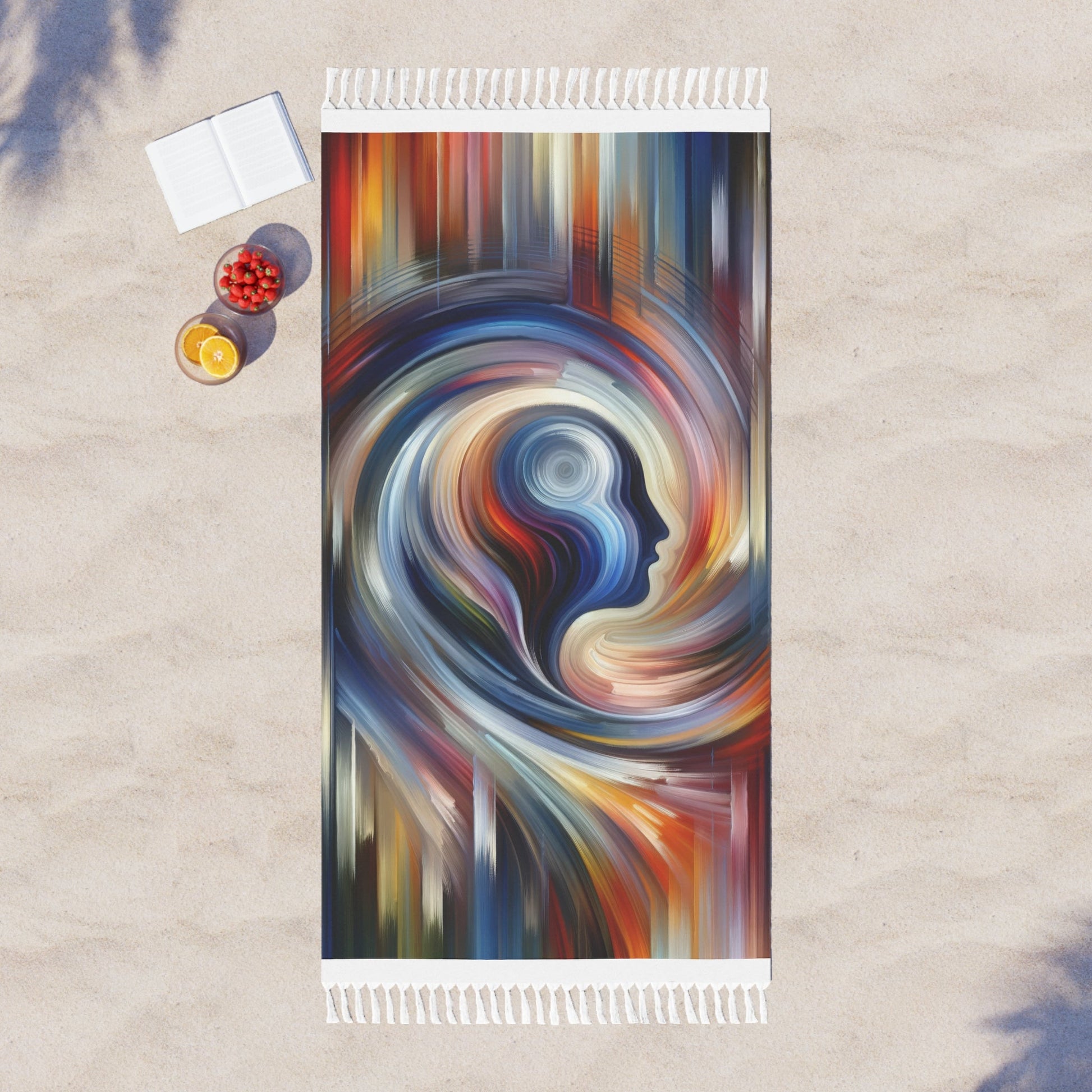 Harmonious Mindset Abstract Boho Beach Cloth - ATUH.ART