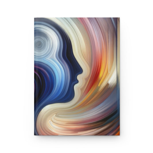 Harmonious Mindset Abstract Hardcover Journal Matte - ATUH.ART