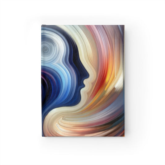 Harmonious Mindset Abstract Journal - Blank - ATUH.ART