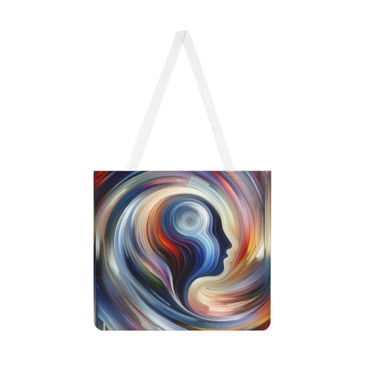 Harmonious Mindset Abstract Shoulder Tote Bag (AOP) - ATUH.ART