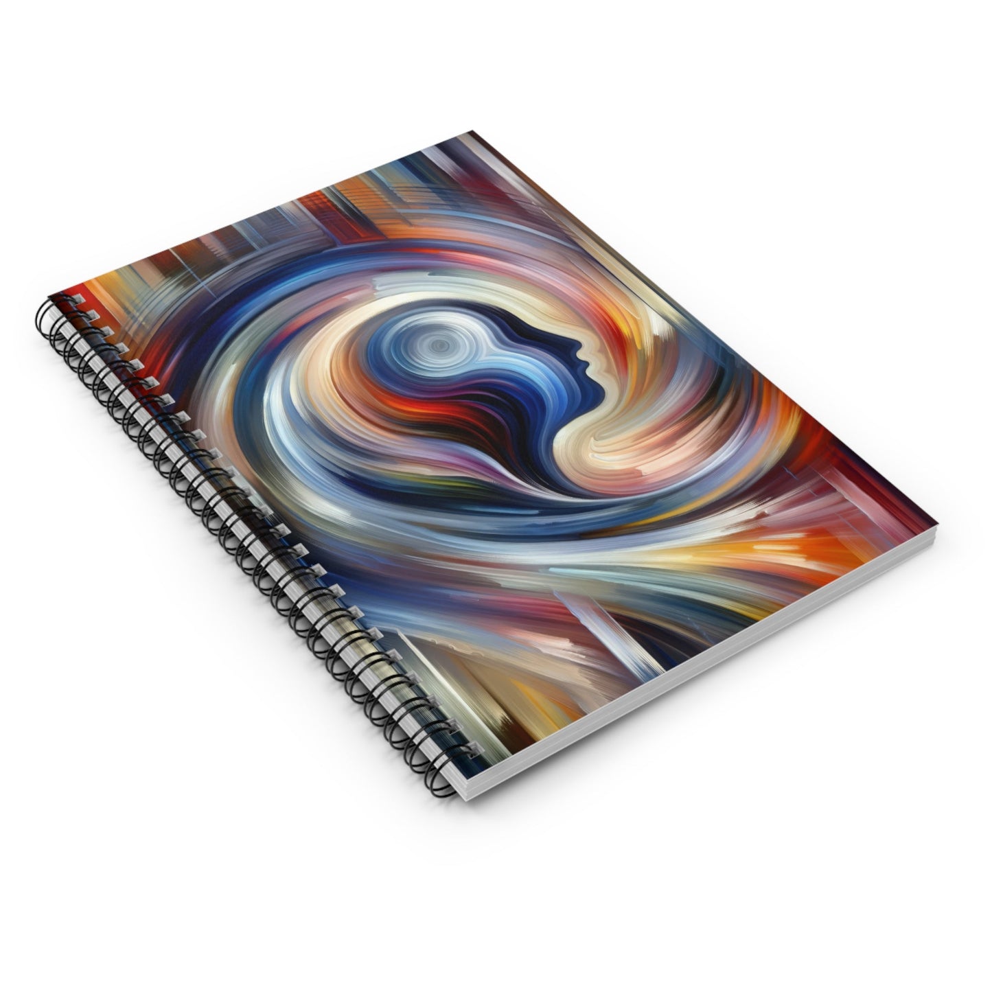 Harmonious Mindset Abstract Spiral Notebook - Ruled Line - ATUH.ART