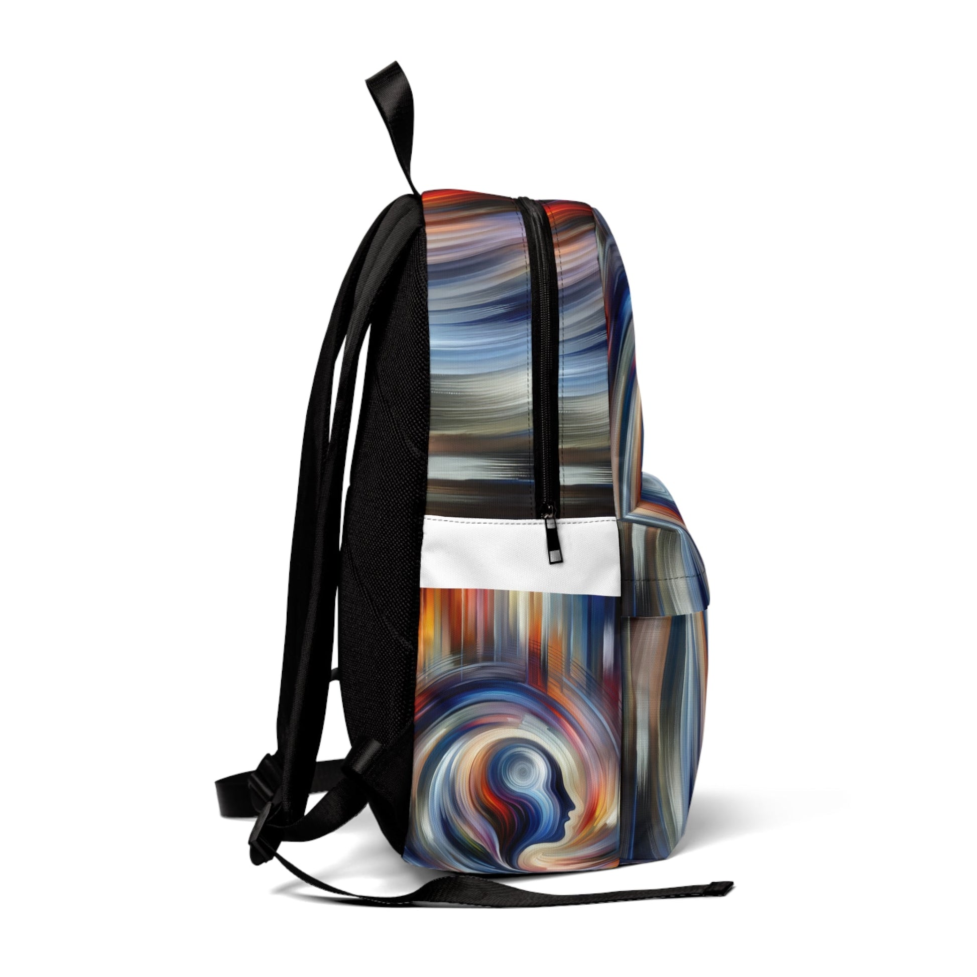 Harmonious Mindset Abstract Unisex Classic Backpack - ATUH.ART