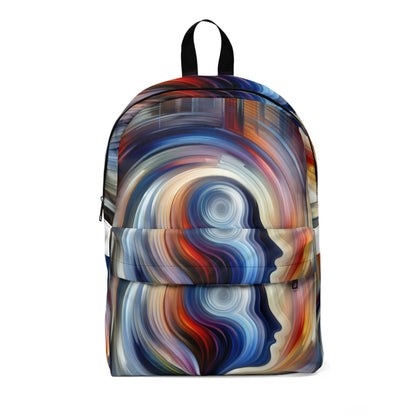 Harmonious Mindset Abstract Unisex Classic Backpack - ATUH.ART