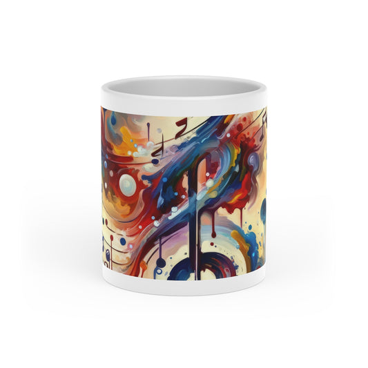 Harmonizing Melody Life Heart-Shaped Mug - ATUH.ART