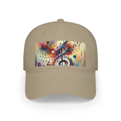 Harmonizing Melody Life Low Profile Baseball Cap - ATUH.ART