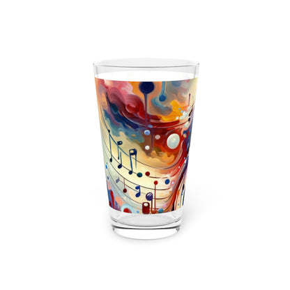 Harmonizing Melody Life Pint Glass, 16oz - ATUH.ART