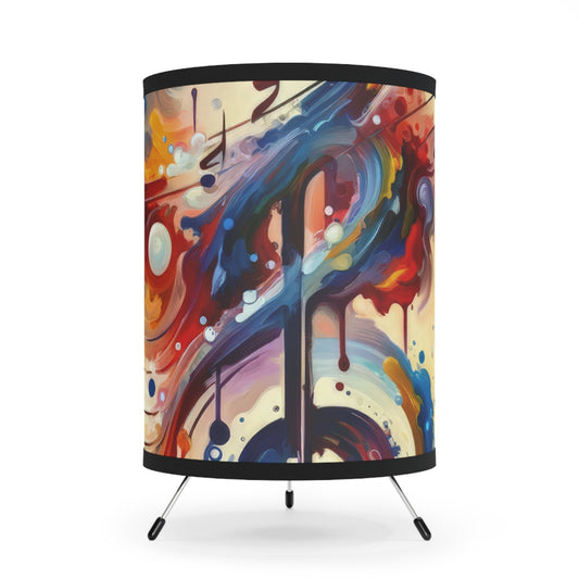 Harmonizing Melody Life Tripod Lamp with High-Res Printed Shade, US\CA plug - ATUH.ART