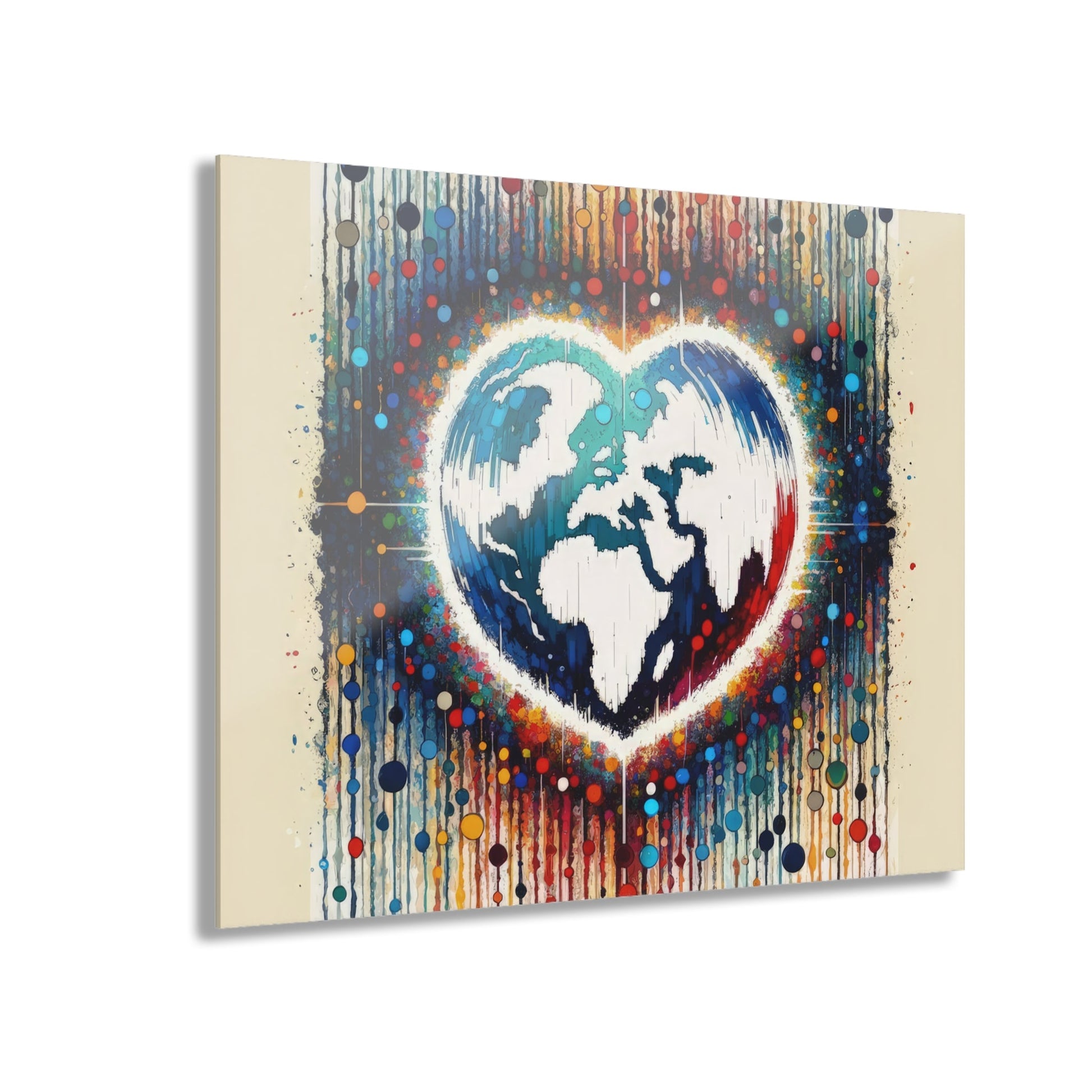 Heartbeats Synchronizing Peace Acrylic Prints (French Cleat Hanging) - ATUH.ART