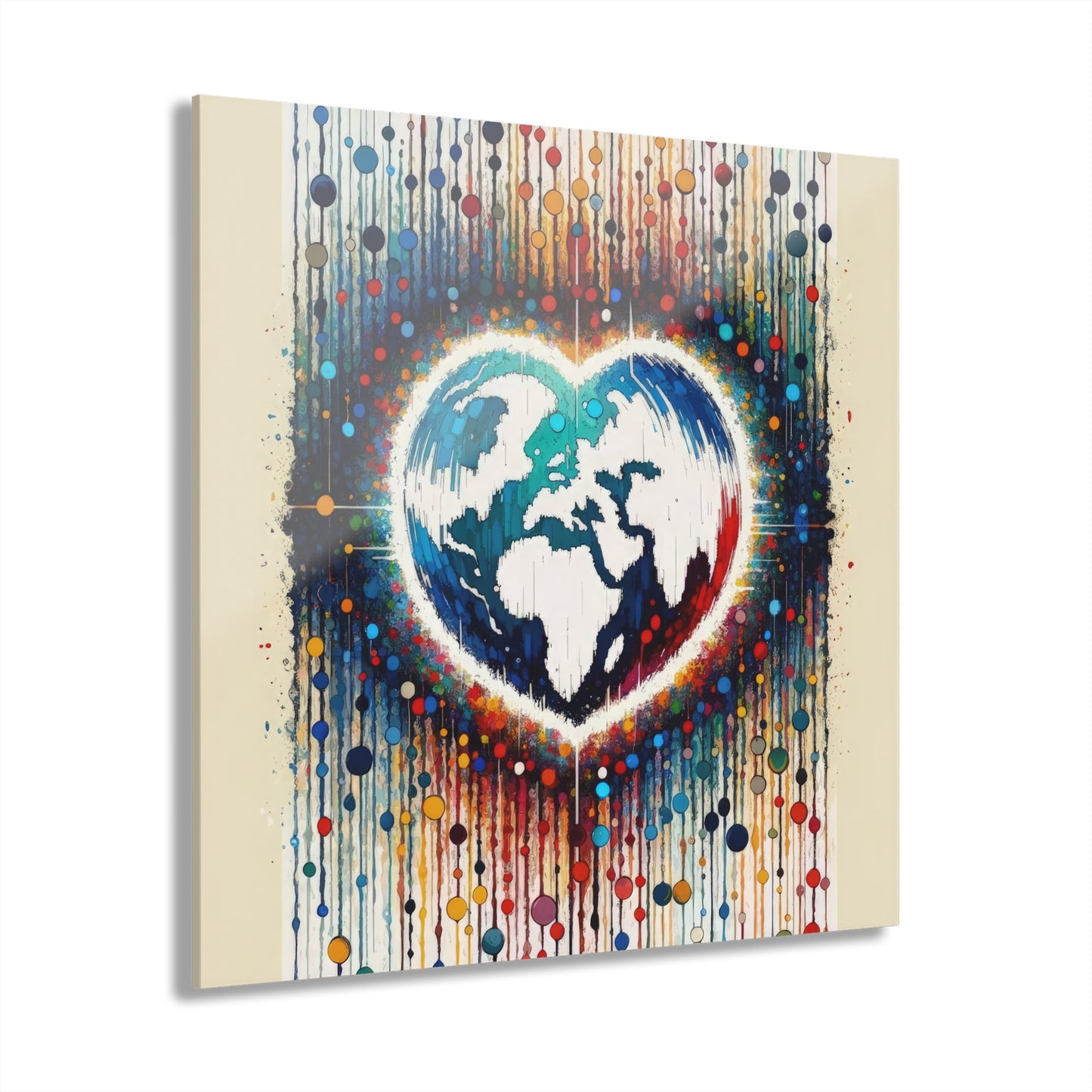 Heartbeats Synchronizing Peace Acrylic Prints (French Cleat Hanging) - ATUH.ART
