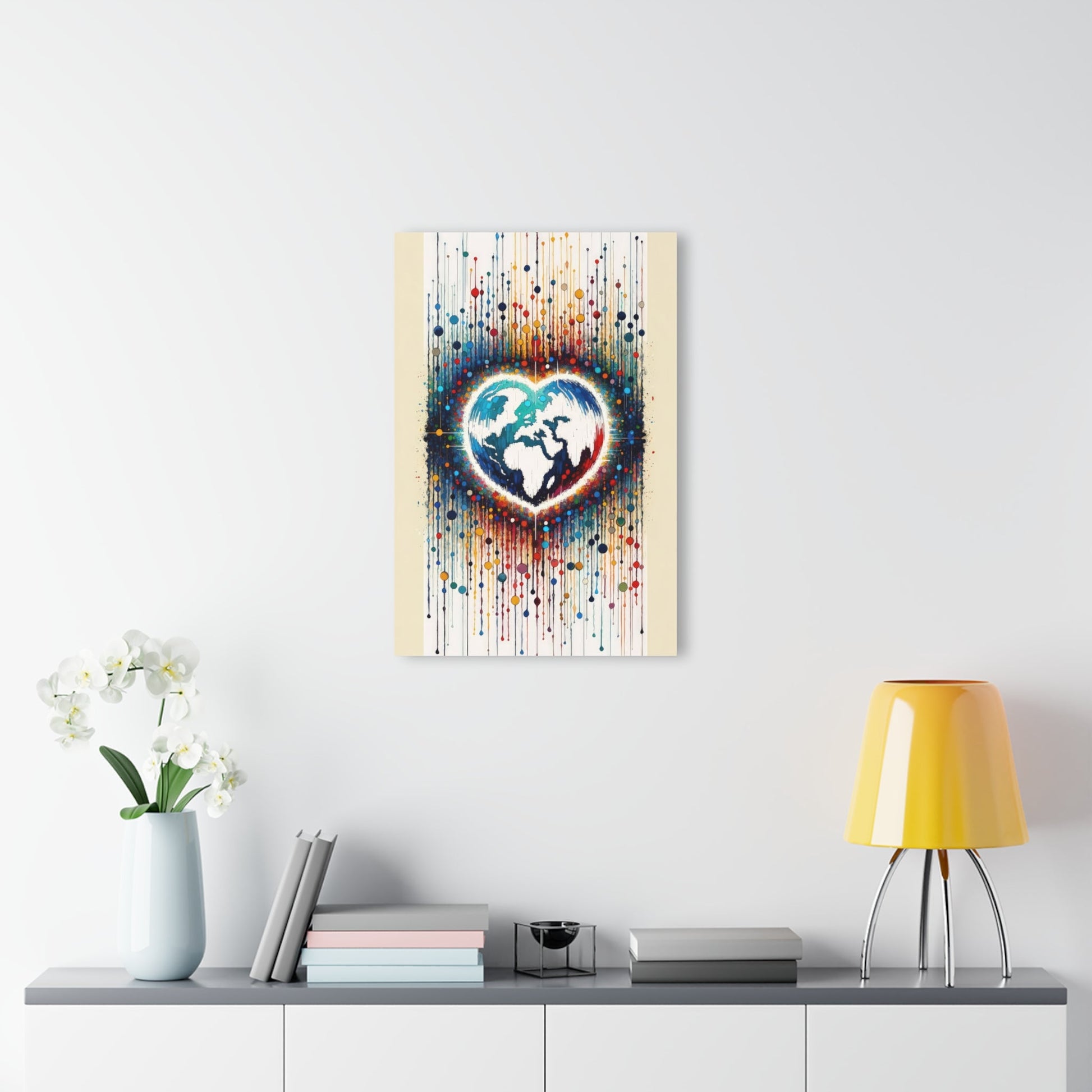 Heartbeats Synchronizing Peace Acrylic Prints (French Cleat Hanging) - ATUH.ART