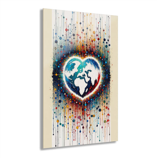 Heartbeats Synchronizing Peace Acrylic Prints (French Cleat Hanging) - ATUH.ART