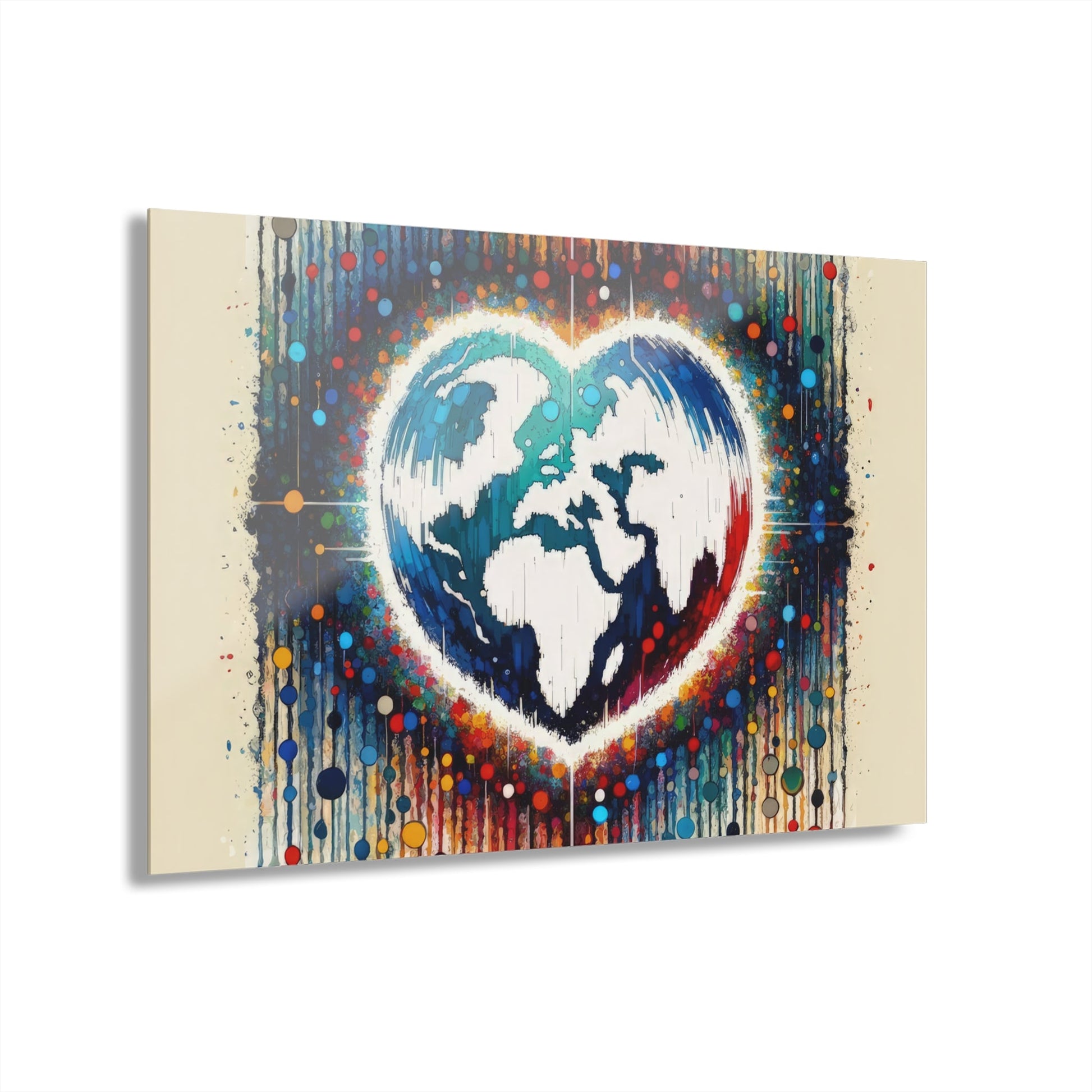 Heartbeats Synchronizing Peace Acrylic Prints (French Cleat Hanging) - ATUH.ART