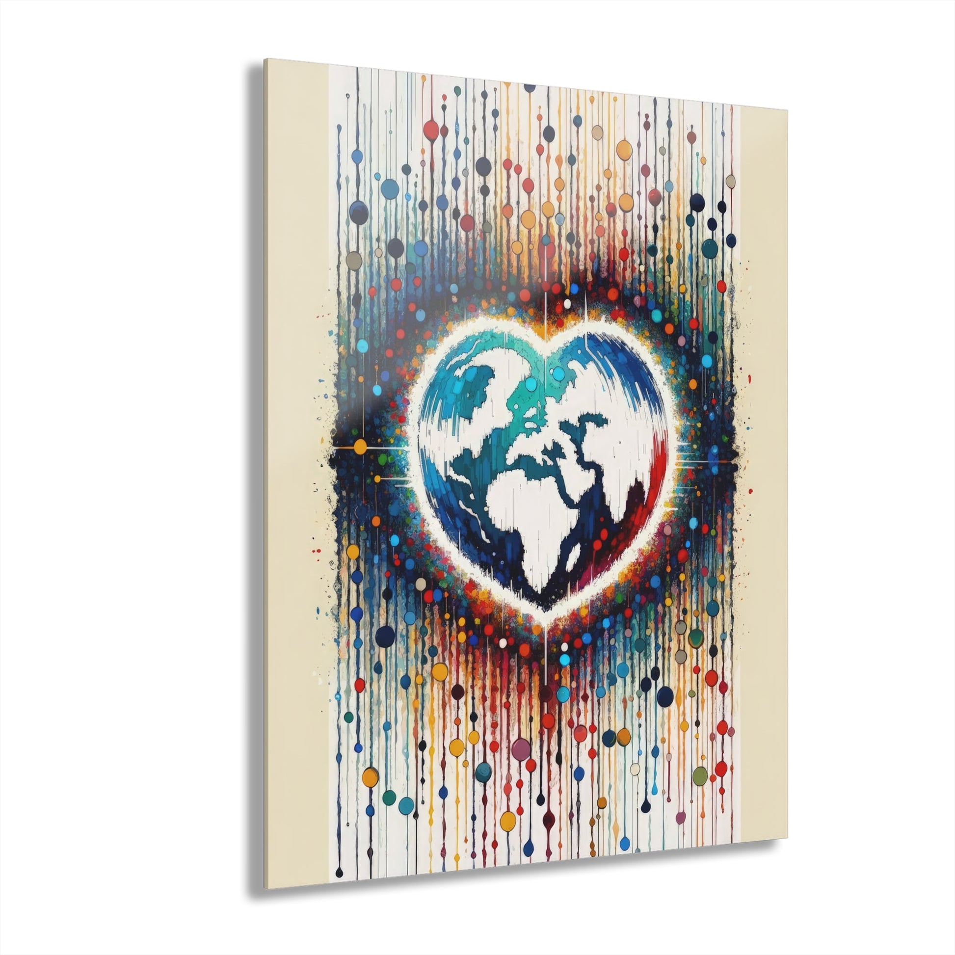 Heartbeats Synchronizing Peace Acrylic Prints (French Cleat Hanging) - ATUH.ART