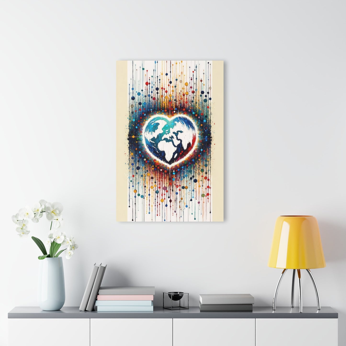 Heartbeats Synchronizing Peace Acrylic Prints (French Cleat Hanging) - ATUH.ART