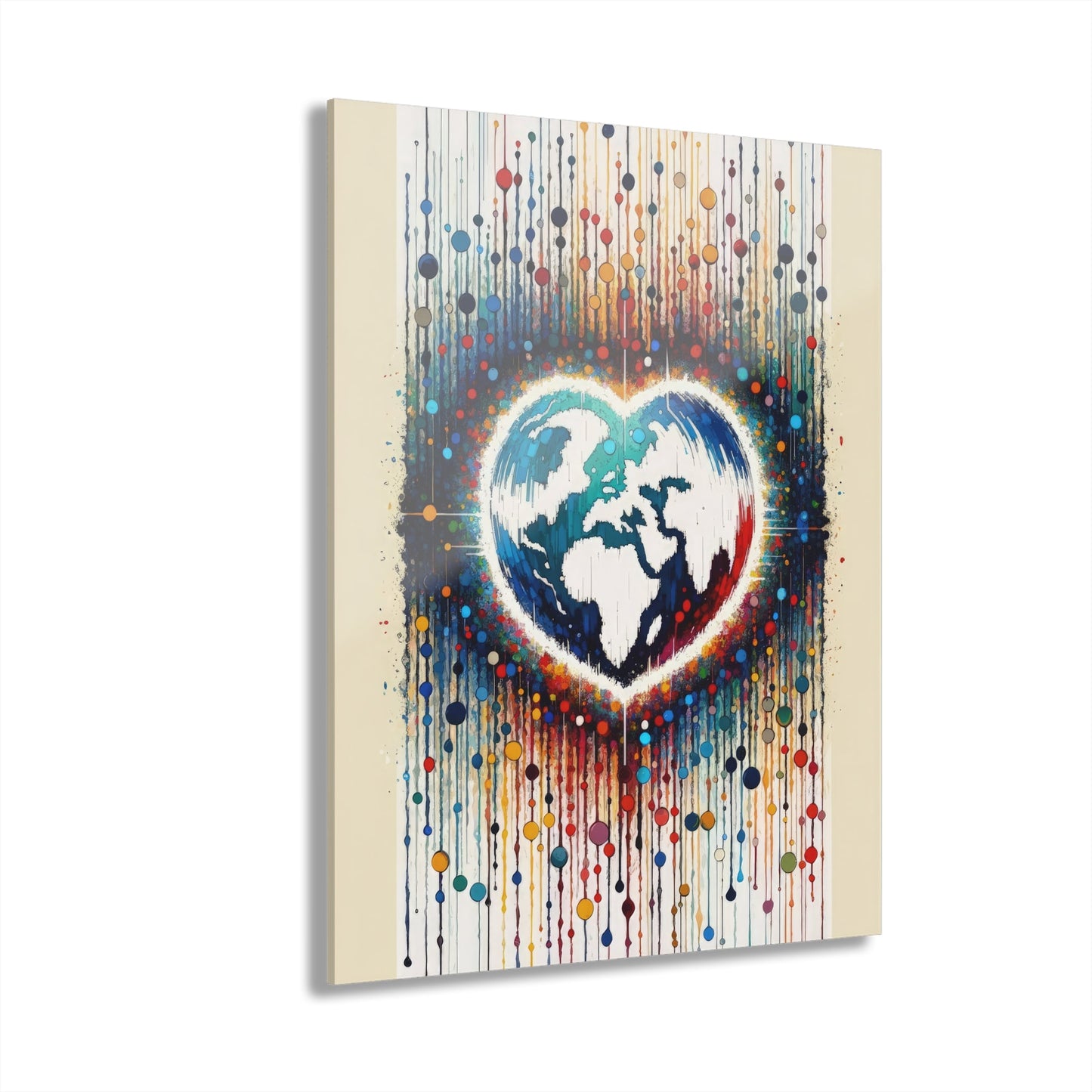 Heartbeats Synchronizing Peace Acrylic Prints (French Cleat Hanging) - ATUH.ART