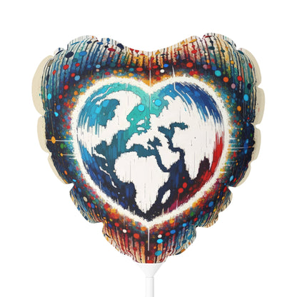 Heartbeats Synchronizing Peace Balloon (Round and Heart-shaped), 11" - ATUH.ART