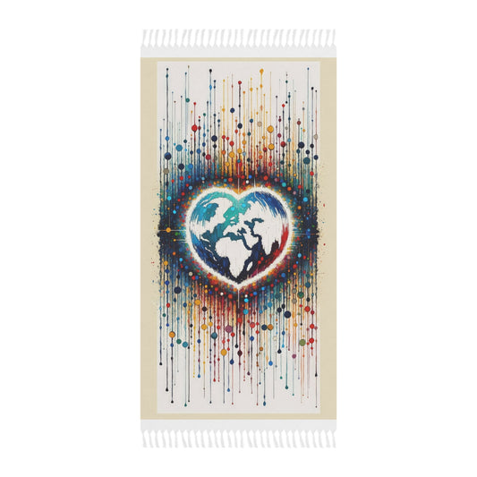 Heartbeats Synchronizing Peace Boho Beach Cloth - ATUH.ART