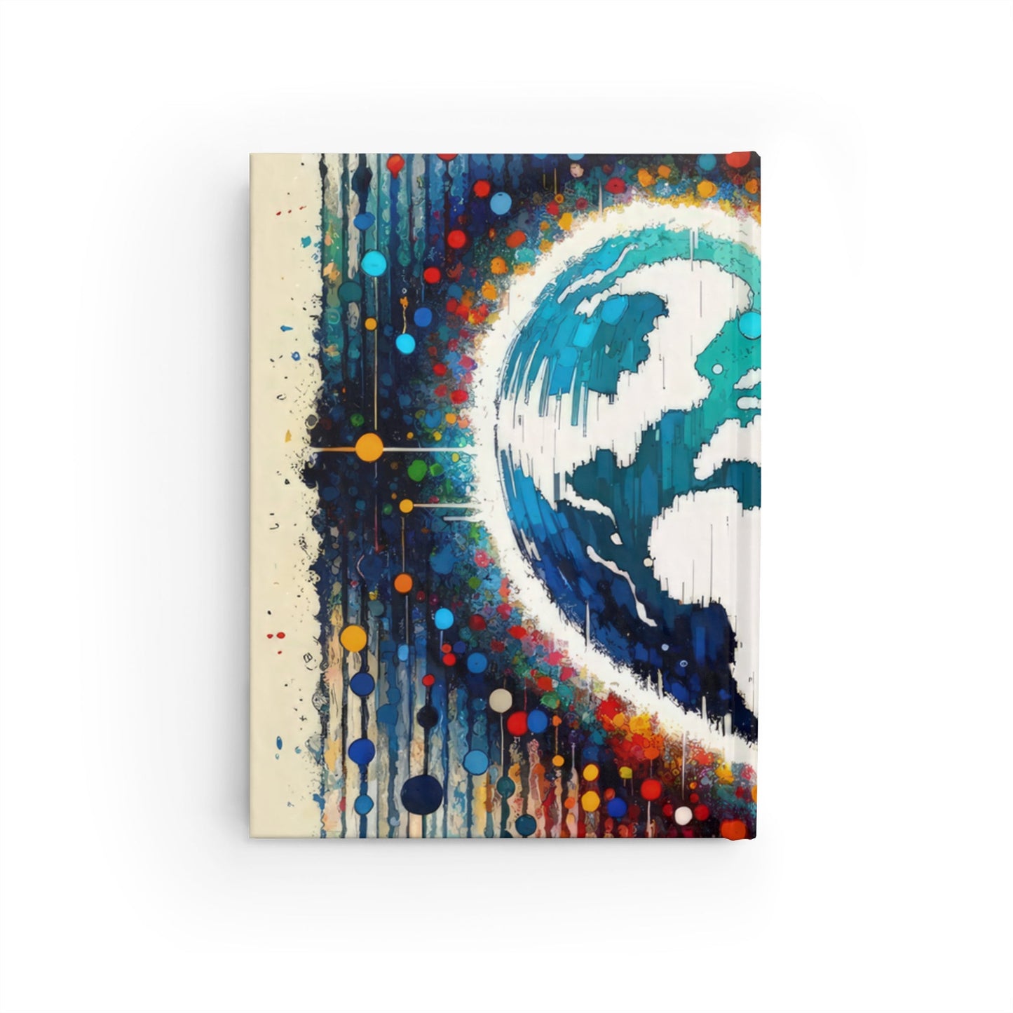 Heartbeats Synchronizing Peace Journal - Blank - ATUH.ART