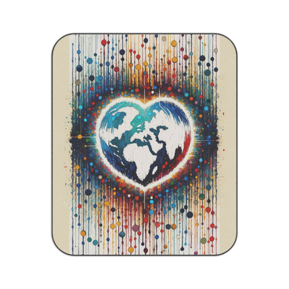 Heartbeats Synchronizing Peace Picnic Blanket - ATUH.ART
