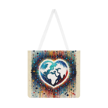 Heartbeats Synchronizing Peace Shoulder Tote Bag (AOP) - ATUH.ART