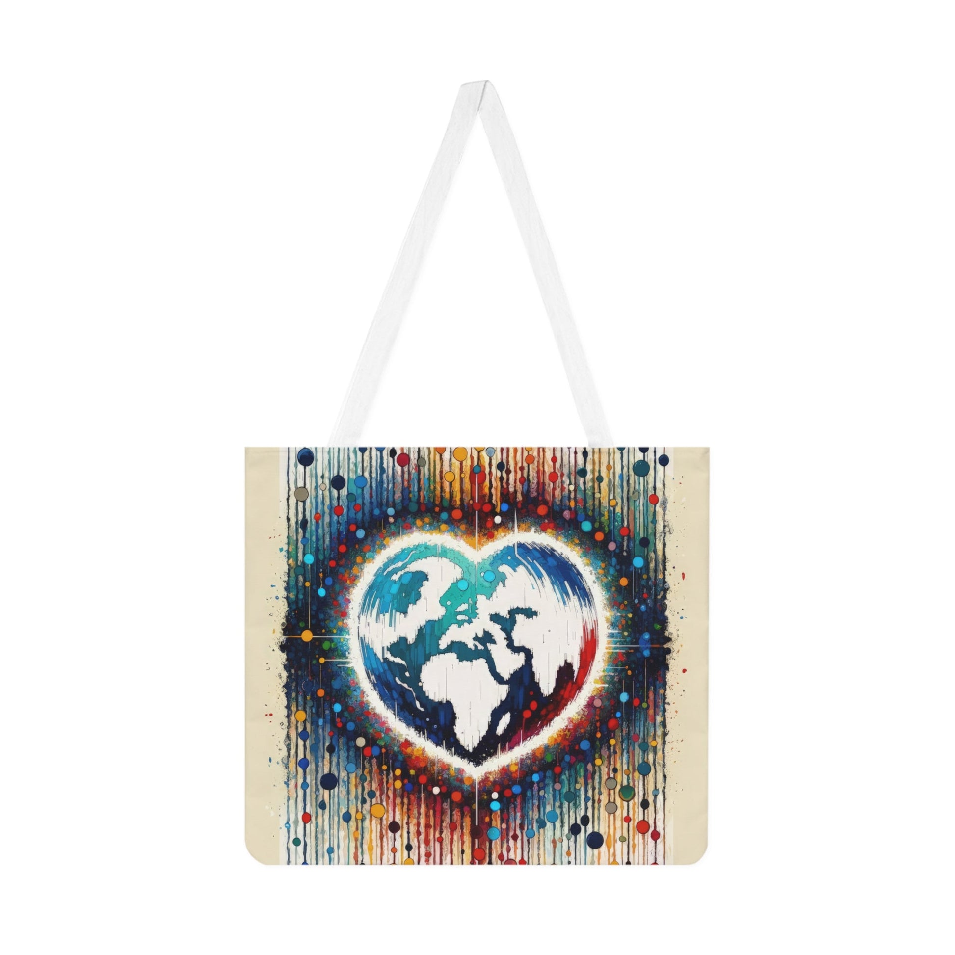 Heartbeats Synchronizing Peace Shoulder Tote Bag (AOP) - ATUH.ART