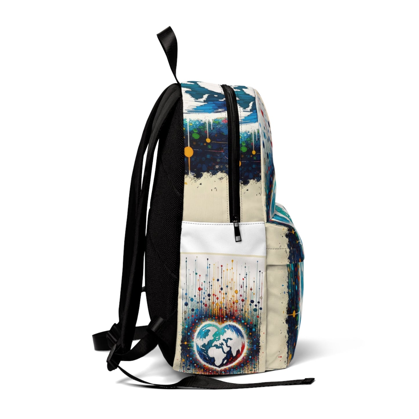 Heartbeats Synchronizing Peace Unisex Classic Backpack - ATUH.ART
