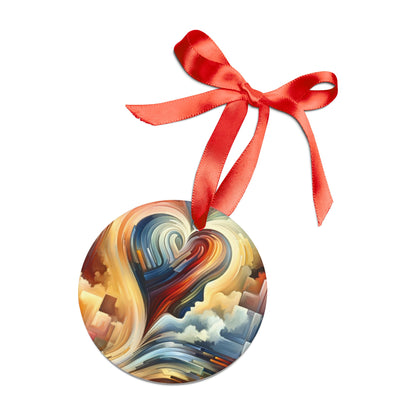 Heartfelt Lexicon Unity Acrylic Ornament with Ribbon - ATUH.ART
