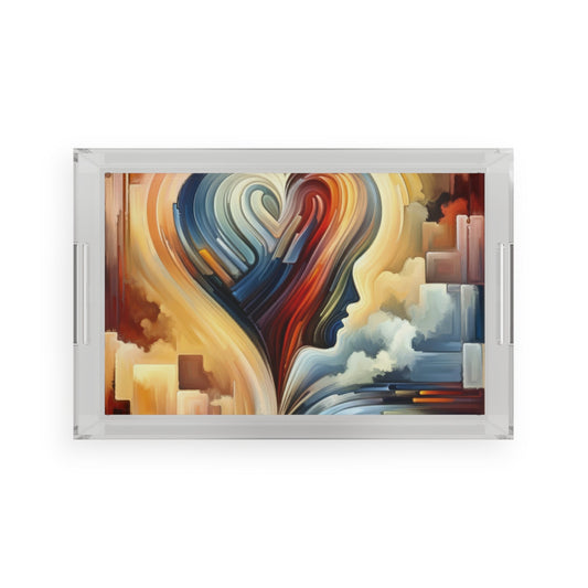 Heartfelt Lexicon Unity Acrylic Serving Tray - ATUH.ART
