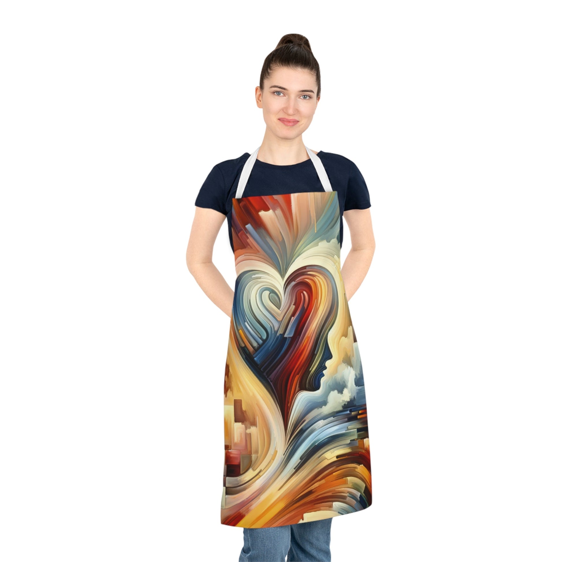 Heartfelt Lexicon Unity Adult Apron (AOP) - ATUH.ART