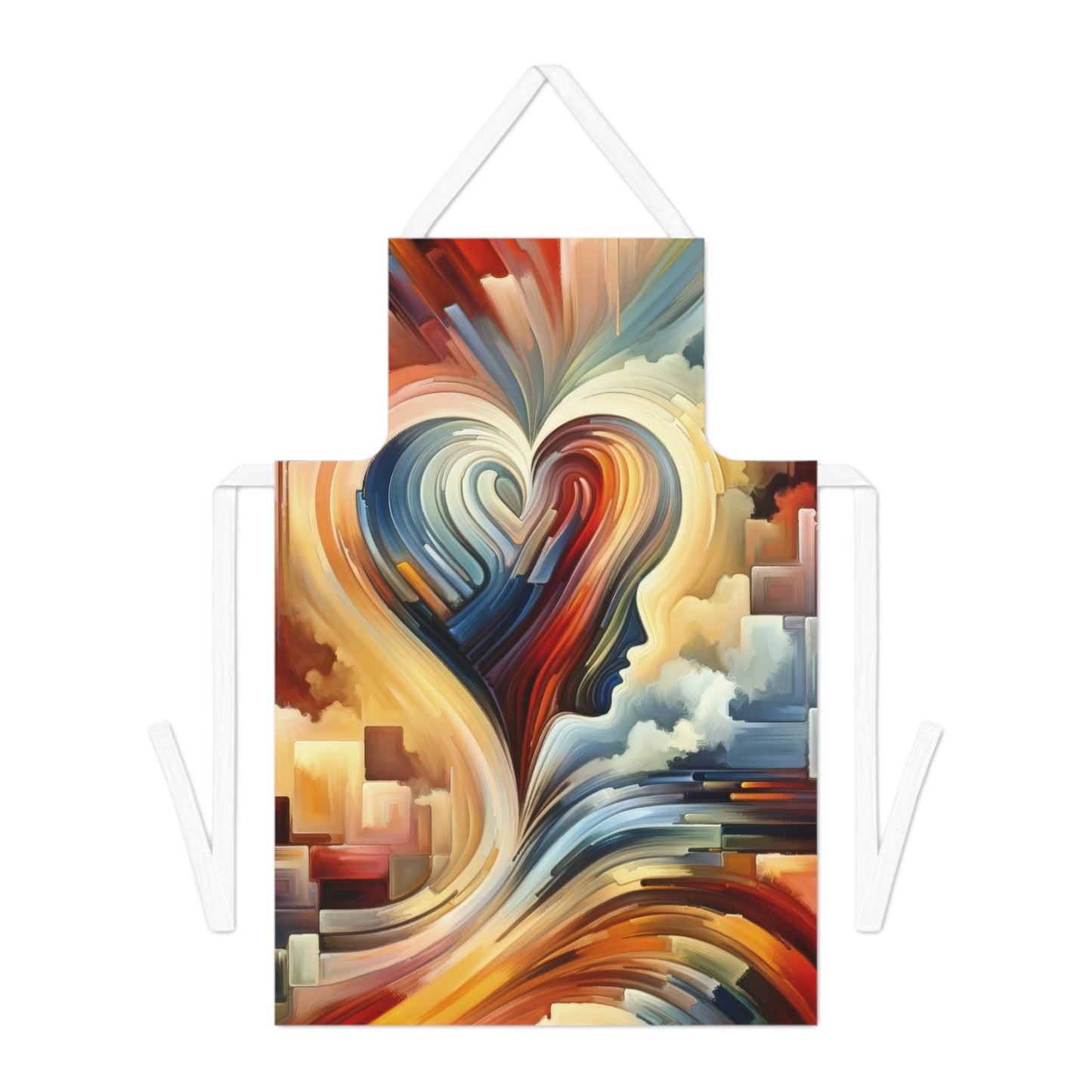 Heartfelt Lexicon Unity Adult Apron (AOP) - ATUH.ART