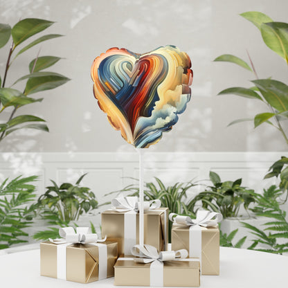 Heartfelt Lexicon Unity Balloon (Round and Heart-shaped), 11" - ATUH.ART