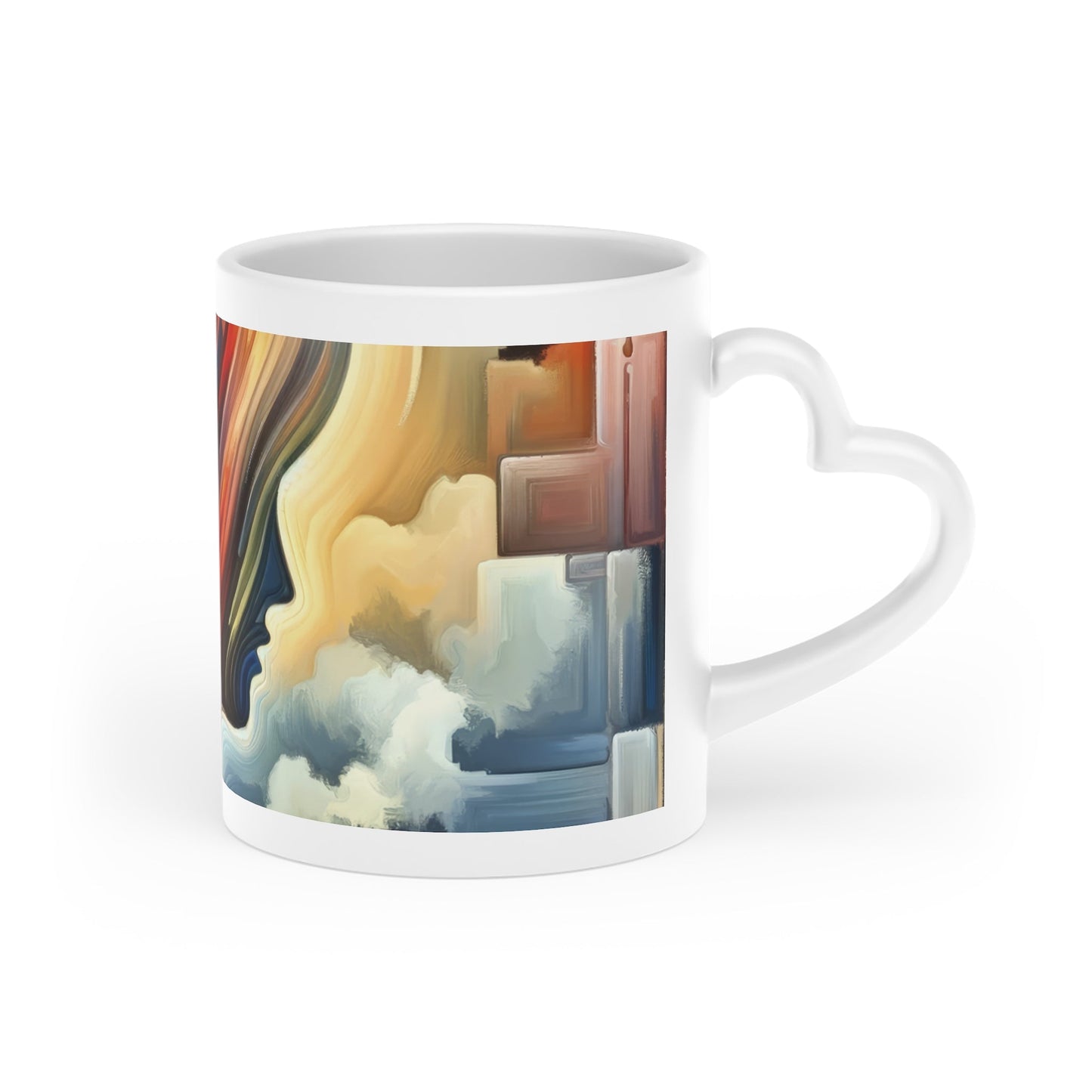 Heartfelt Lexicon Unity Heart-Shaped Mug - ATUH.ART