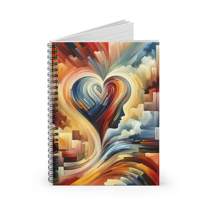 Heartfelt Lexicon Unity Spiral Notebook - Ruled Line - ATUH.ART