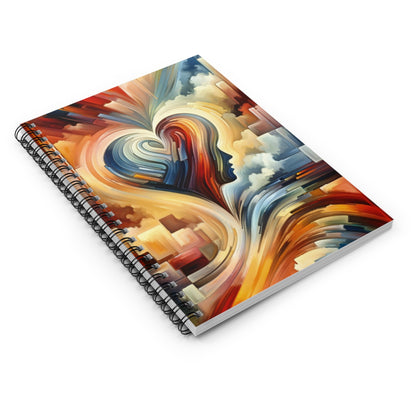 Heartfelt Lexicon Unity Spiral Notebook - Ruled Line - ATUH.ART