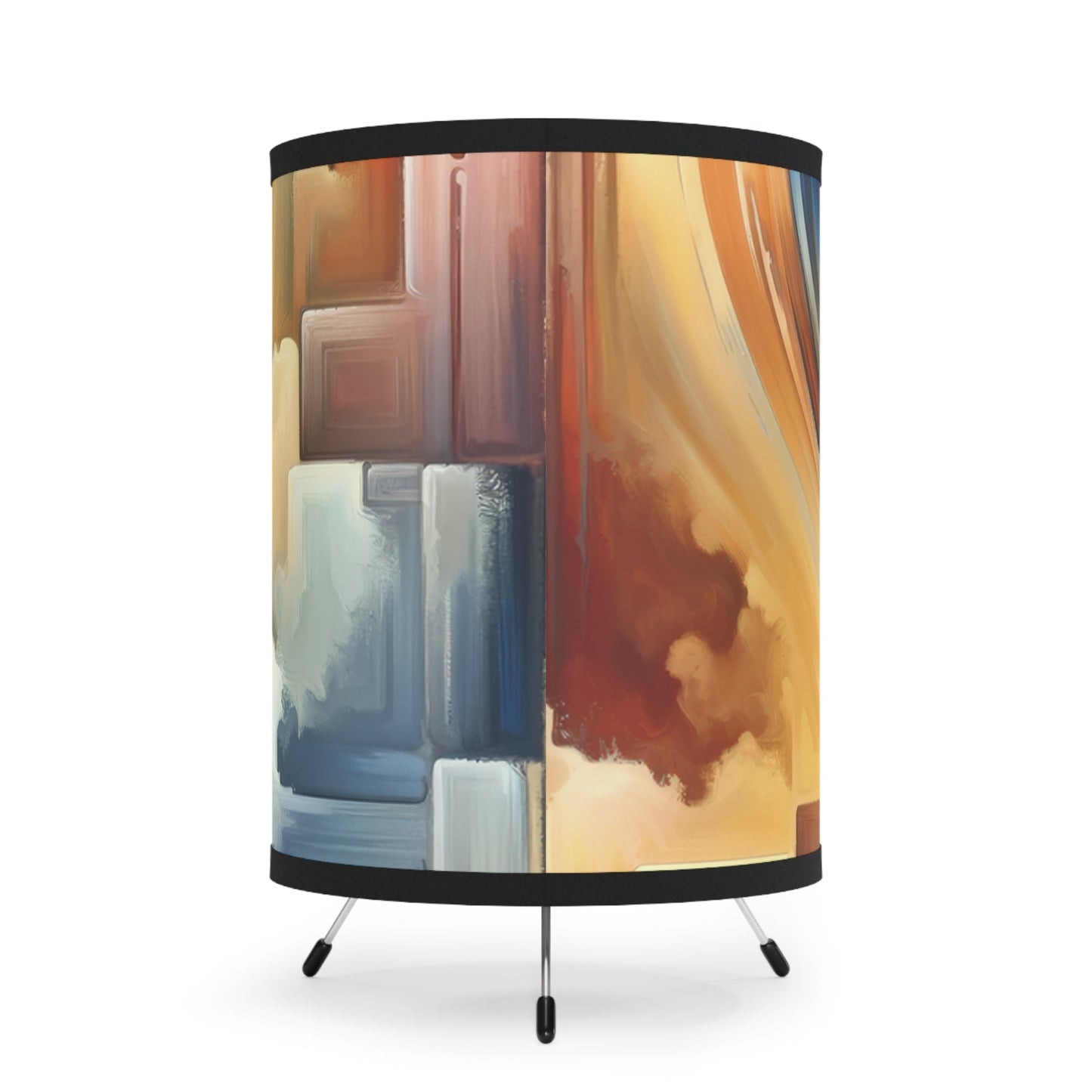 Heartfelt Lexicon Unity Tripod Lamp with High-Res Printed Shade, US\CA plug - ATUH.ART