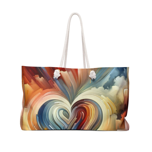 Heartfelt Lexicon Unity Weekender Bag - ATUH.ART