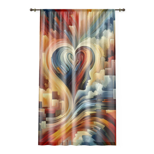 Heartfelt Lexicon Unity Window Curtain - ATUH.ART