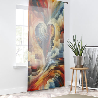 Heartfelt Lexicon Unity Window Curtain - ATUH.ART