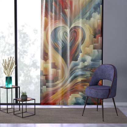 Heartfelt Lexicon Unity Window Curtain - ATUH.ART