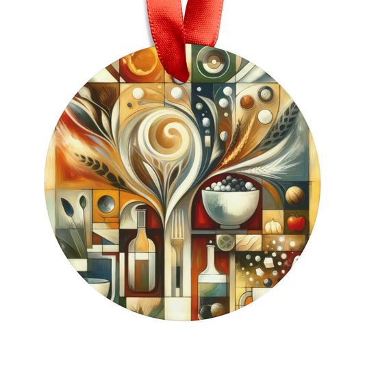Hearth Health Harmony Acrylic Ornament with Ribbon - ATUH.ART