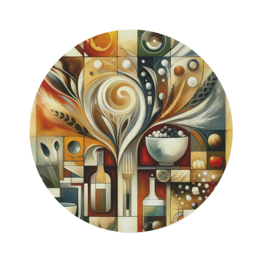 Hearth Health Harmony Round Rug - ATUH.ART