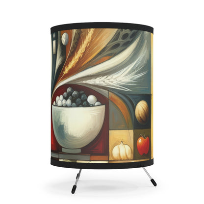 Hearth Health Harmony Tripod Lamp with High-Res Printed Shade, US\CA plug - ATUH.ART