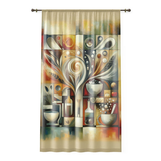 Hearth Health Harmony Window Curtain - ATUH.ART