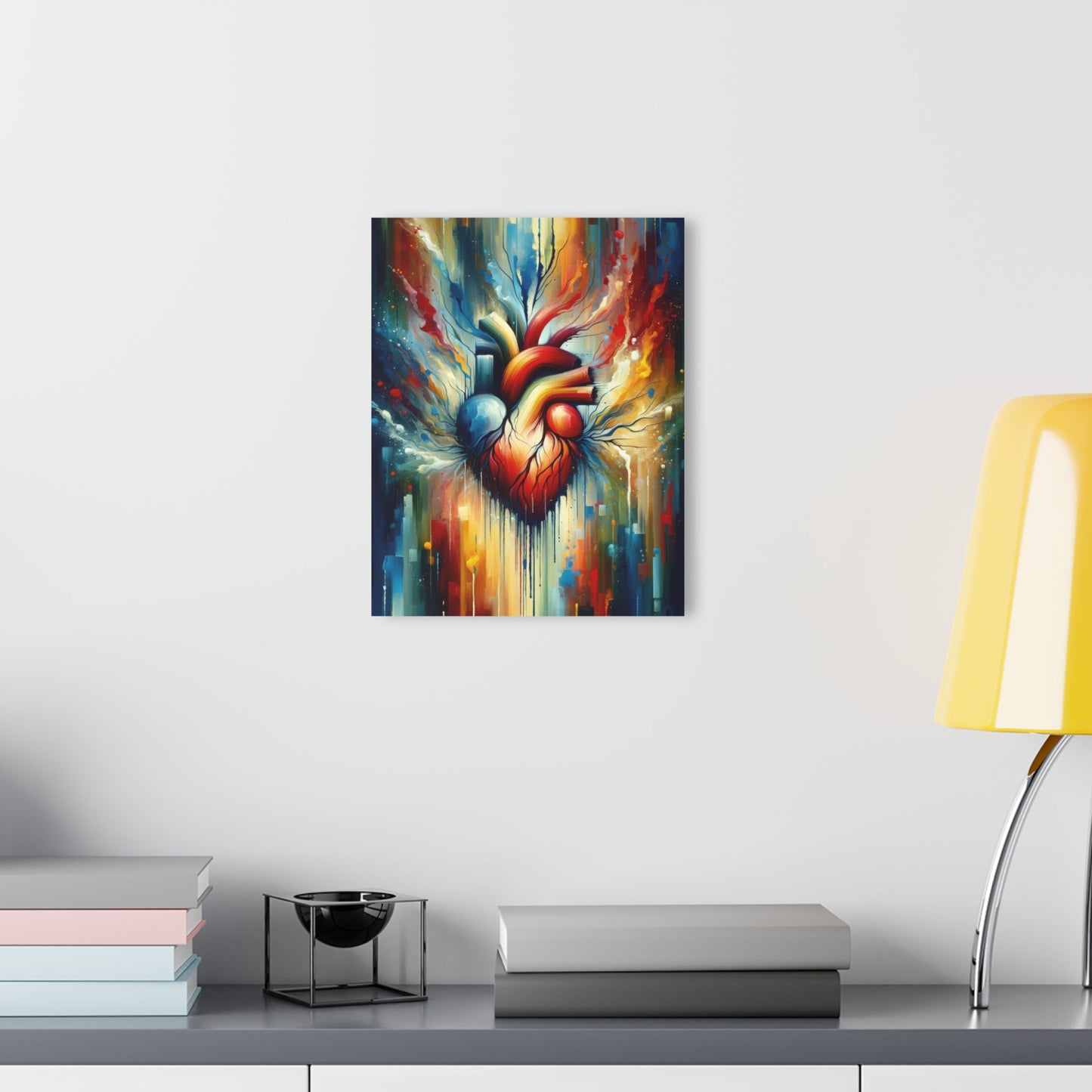 Humanity Heart Unveiled Acrylic Prints (French Cleat Hanging) - ATUH.ART