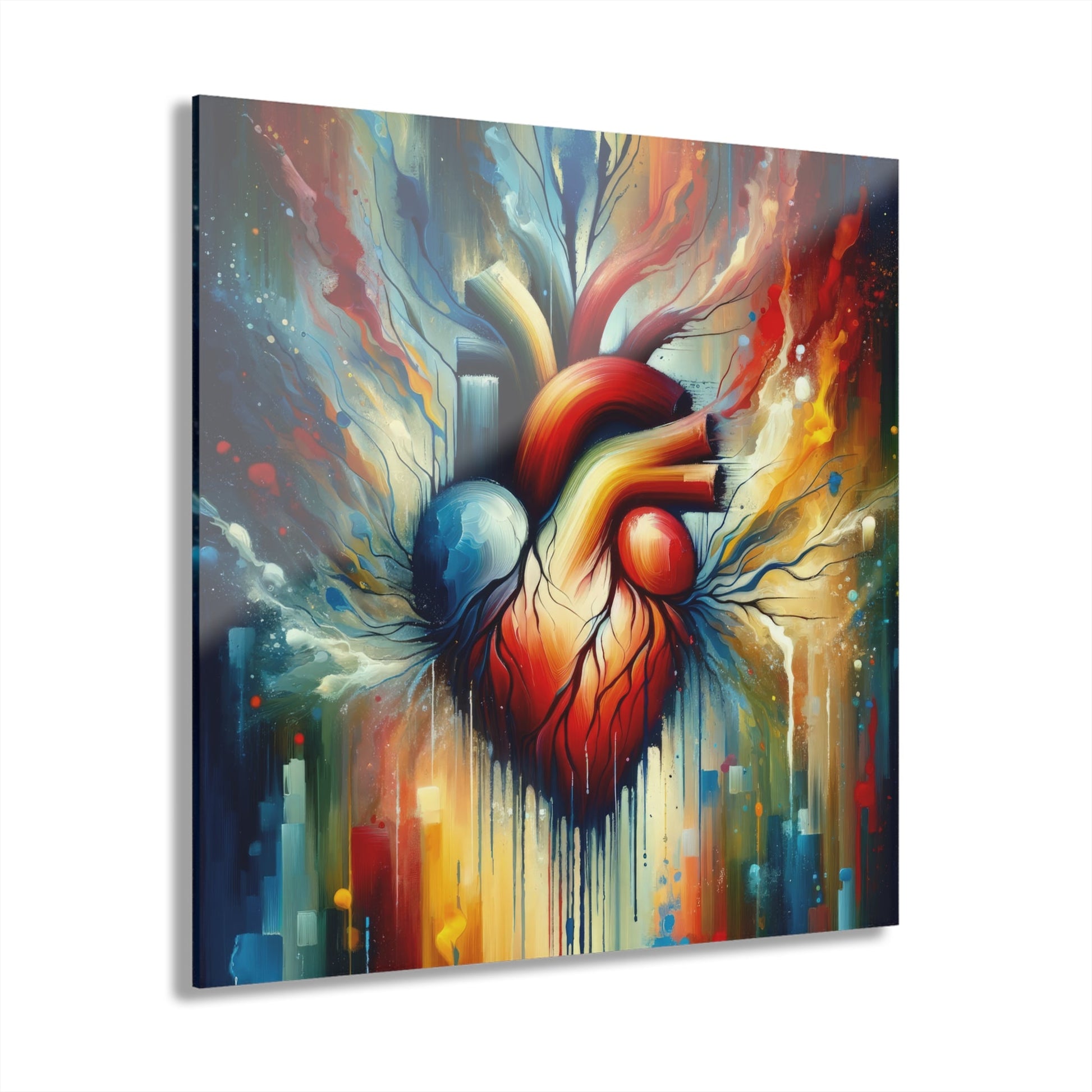 Humanity Heart Unveiled Acrylic Prints (French Cleat Hanging) - ATUH.ART