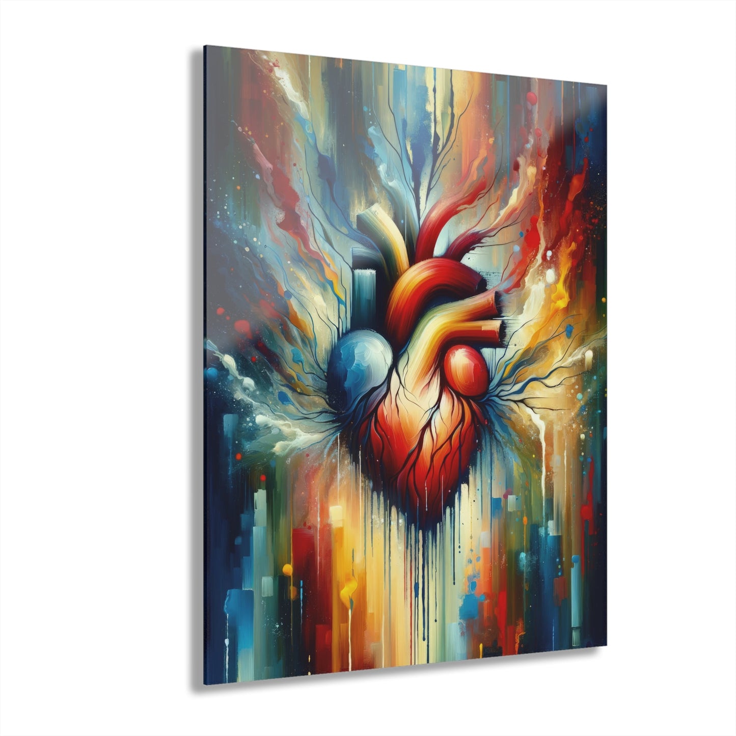 Humanity Heart Unveiled Acrylic Prints (French Cleat Hanging) - ATUH.ART